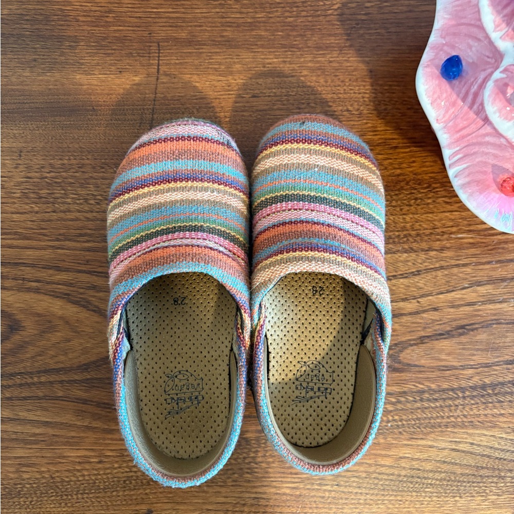 Colorful Striped Toddler Clogs - Picture 3 of 8